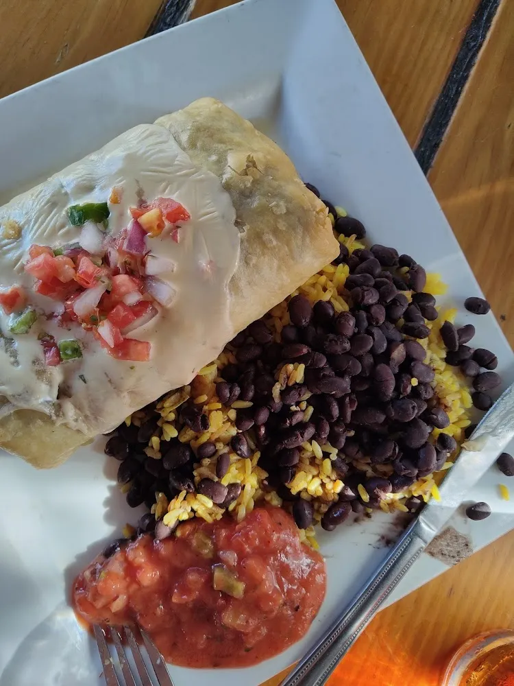 Roasted Chicken Chimichanga